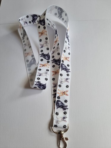 French bulldog lanyard adult - french,