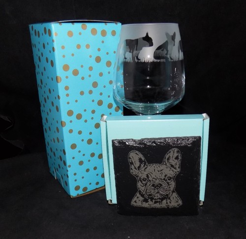 New french bulldog gift set - new,