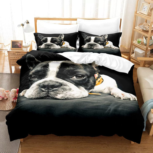 French bulldog duvet cover - bulldog,