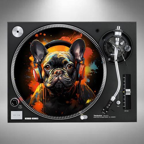 Brown french bulldog - brown,
