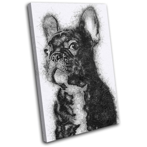 French bulldog sketch modern - bulldog,