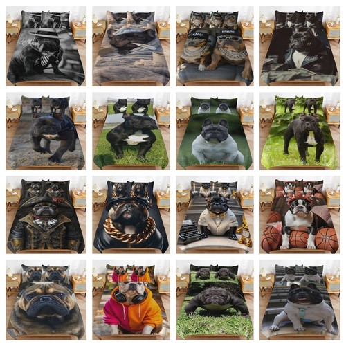 French bulldog duvet cover - bulldog,