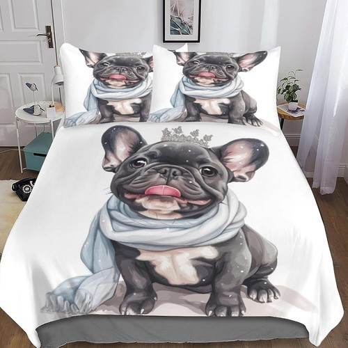 French bulldog duvet cover - bulldog,